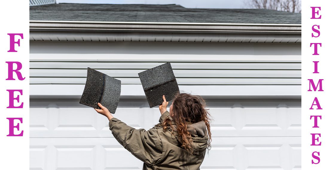 Girl-holding-two-shingles-and-looking-at-her-roof