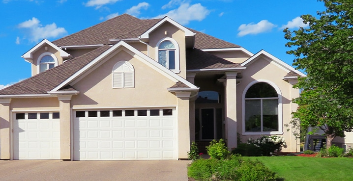 Residential Roof Repairs on two story 3 car garage 