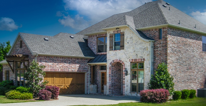 Two-story-home-Hail-Damage-Roofing-Contractors Two-story home needs Hail damage roofing contractors